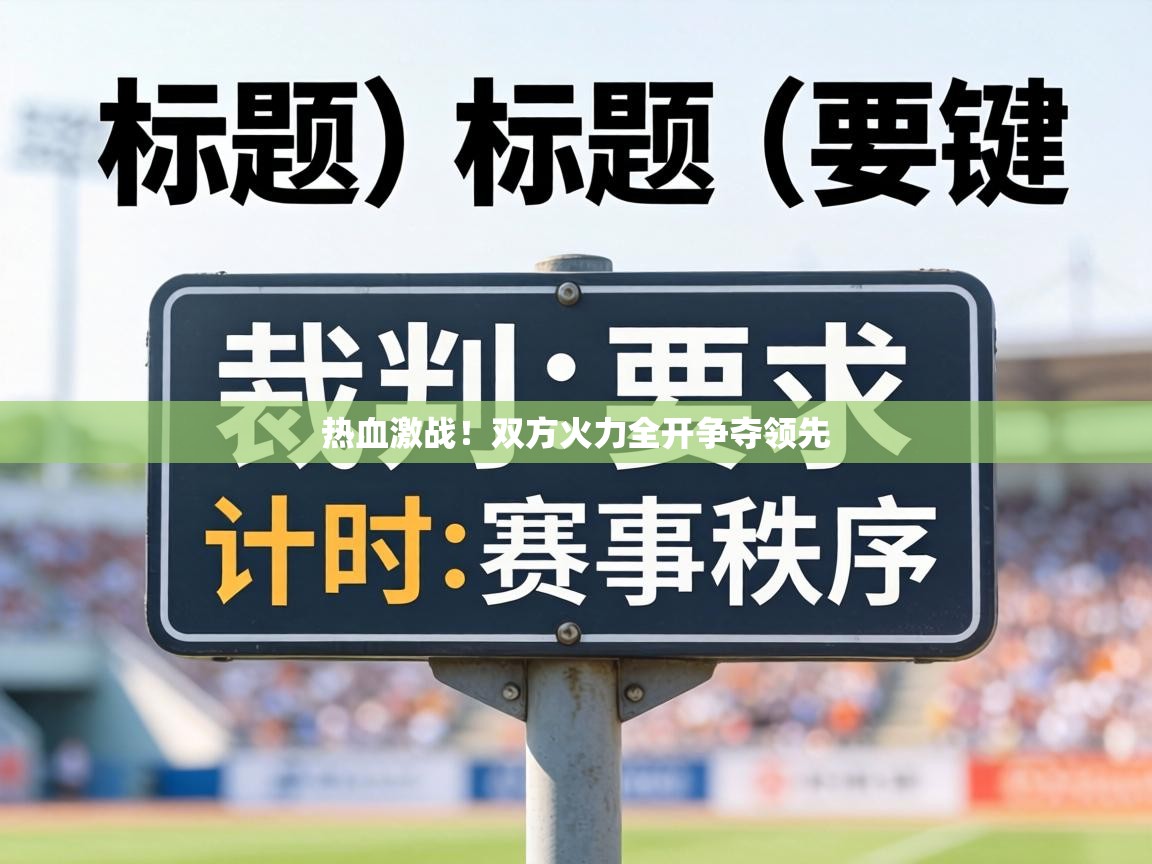 热血激战!双方火力全开争夺领先 第2张